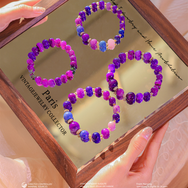 Trendy Stone Shukulai Design Model, Old Oil Purple, Jelly Purple Trendy Stone Shukulai Design Model, Old Oil Purple, Jelly Purple