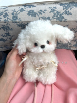 Xiaoting Huicai handmade Bichon Frize material package DIY five-joint movable doll high-quality thick wool roll