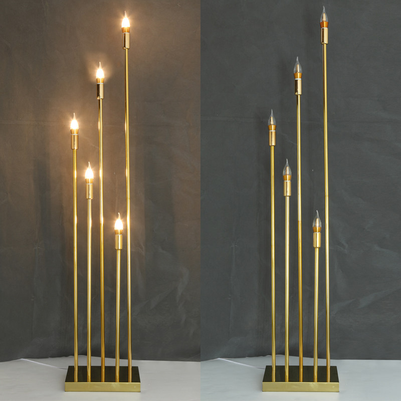 Wedding Props 10 Heads Golden Reeds Light Wedding Dragon Beads Road Leading Lights T Stage Arrangement Dragon Bead Light Road Leading-Taobao