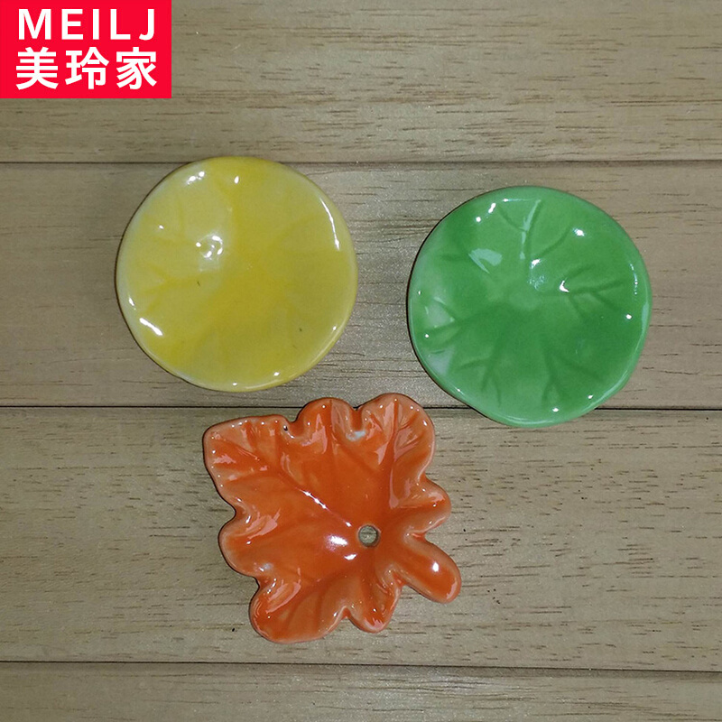 Fragrant grain small depository dish-suitable for some fragrant grain delicate ceramic small tree leaf tray (small depository dish)