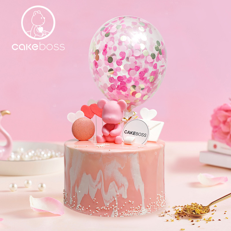 CAKEBOSS告白气球乳酪芝士蛋糕女神款生日蛋糕北京上海同城配送