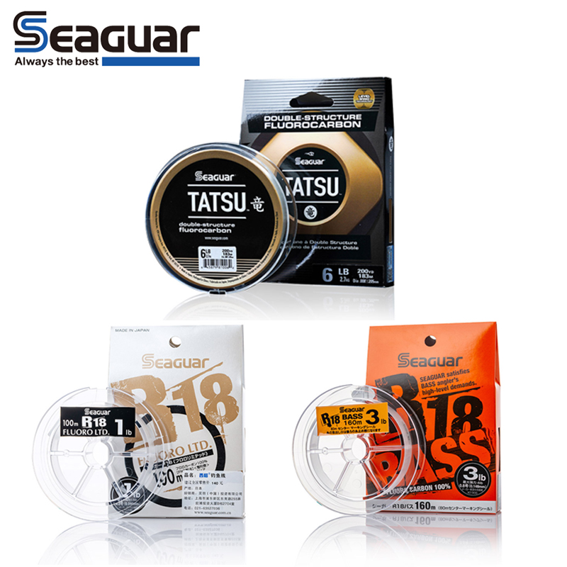 Sieger carbon wire TATSU Ryong 183 m R18 silver standard orange fluorocarbon line Asian front wire Japan Seaguar