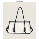 Летний вместительный и большой модный универсальный шоппер, вместительная и большая сумка на одно плечо, сезон 2021, в корейском стиле, премиум класс