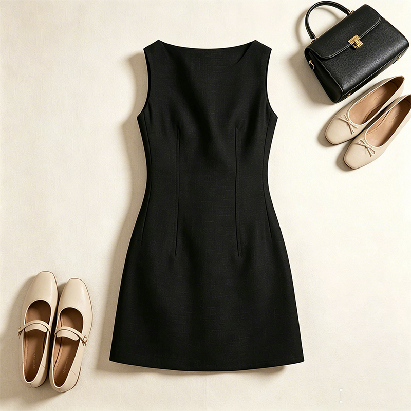 Korean-Style Elegant Sleeveless Comfortable Dress for Women, 2026 Summer Hot-Selling Versatile Slimming Dress for Work and Casual Wear Korean-Style Elegant Sleeveless Comfortable Dress for Women, 2026 Summer Hot-Selling Versatile Slimming Dress for Work and Casual Wear