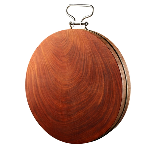 芙锦萃 Импортная железная дровяная доска шкаф с твердым деревянным домом, полная деревянная круглая кухонная доска для пирса блюда