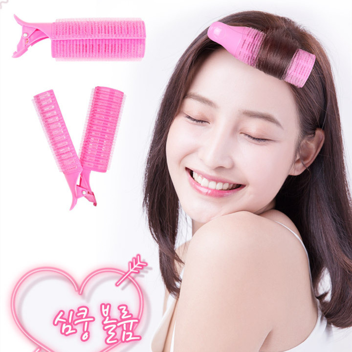 New South Korea Air-Lipped Sea Curly Hair Viner Plastic Rolls Sloth Self-Glued Curly Hair Duckbilled Curly Hair Clip