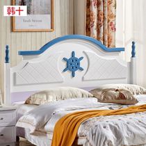 Korean headboard Single double single soft bag cartoon single buy headboard Single American modern headboard backboard