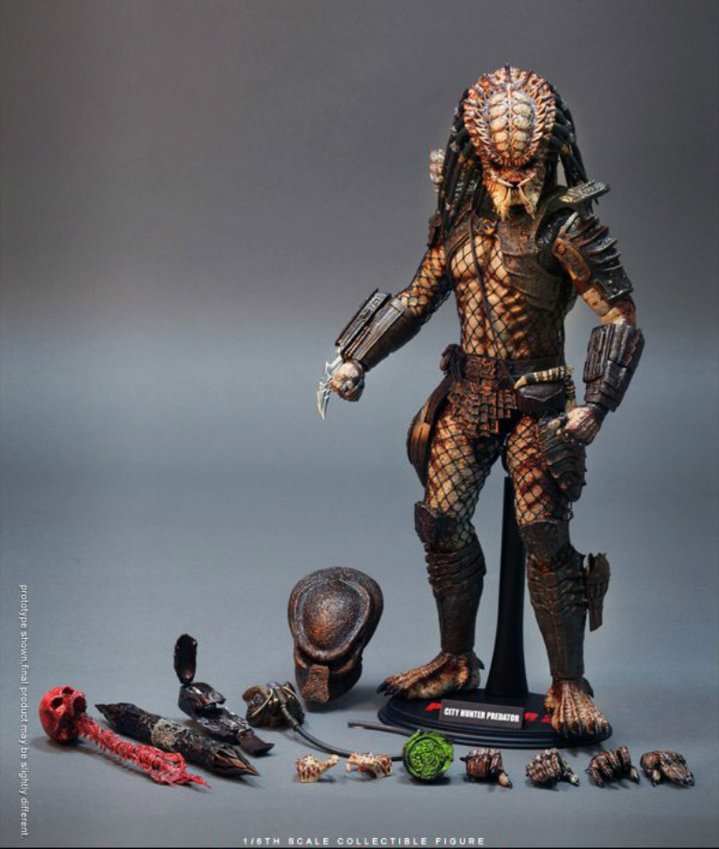 未開封 ホットトイズCITY HUNTER PREDATOR フィギュア Hot Toy Alien Predator 2 City Hunter Predator 1/6 Action Figure