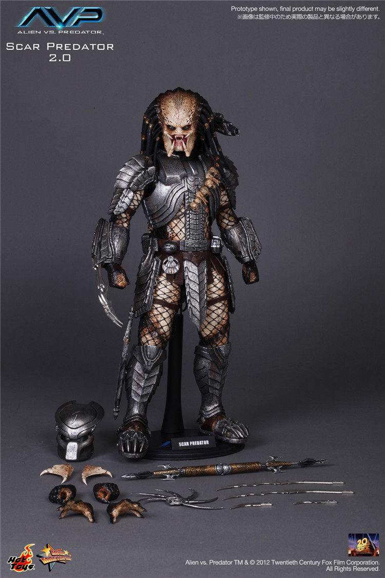 未開封 ホットトイズ エイリアンvsプレデター SCAR PREDATOR Hot Toy Alien vs. Predator 1/6 Scar Predator Action Figure Model