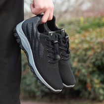 Old Beijing Cloth Shoes Mens Non-slip Old Shoes Middle Aged Dad Shoes Soft Bottom Casual Sneakers Bodybuilding Spring Autumn Mens Shoes