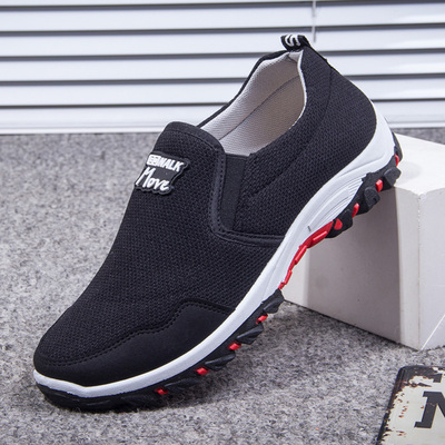 男式老北京软底布鞋男老人防滑工作2021年新款休闲鞋子耐磨干活鞋