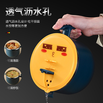 Stainless steel fresh-keeping box insulated lunch box female students special lunch box round canteen Rice Bowl