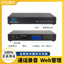 Changdexun IPPBX network program-controlled telephone switch 0 4 8-in VOIP analog gateway SIP phone IAD