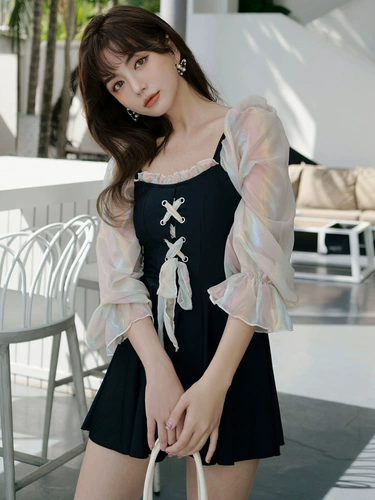 Летний свежий комбинезон, купальник, сезон 2021, в корейском стиле, по фигуре