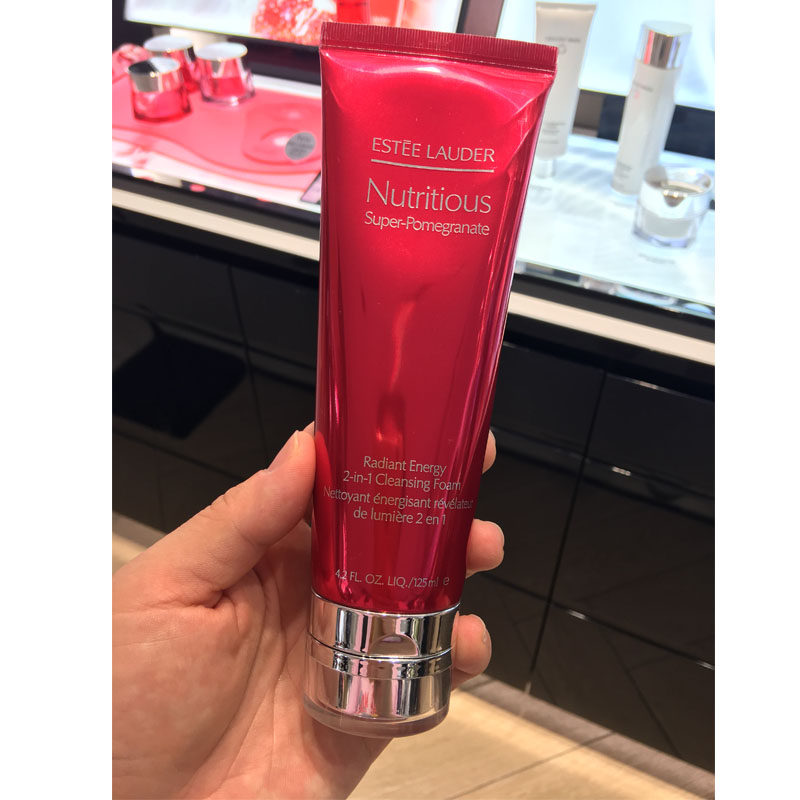 Spot EsteeLauder elegant poetry Landetta new fresh nutrition Huancai red pomegranate foam washed face cream 125ml