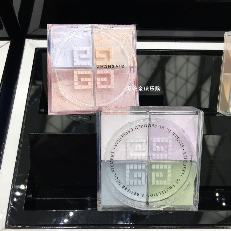 Spot new Givenchy GIVENCHY 4 Palace Glight Seamless Powder Honey Pink control Oil Cosmetic Mushroom Head 1