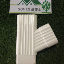 Gaomez PVC oblique three-way rainwater pipe fittings roof finished gutter drainage system drainage pipe sink square pipe