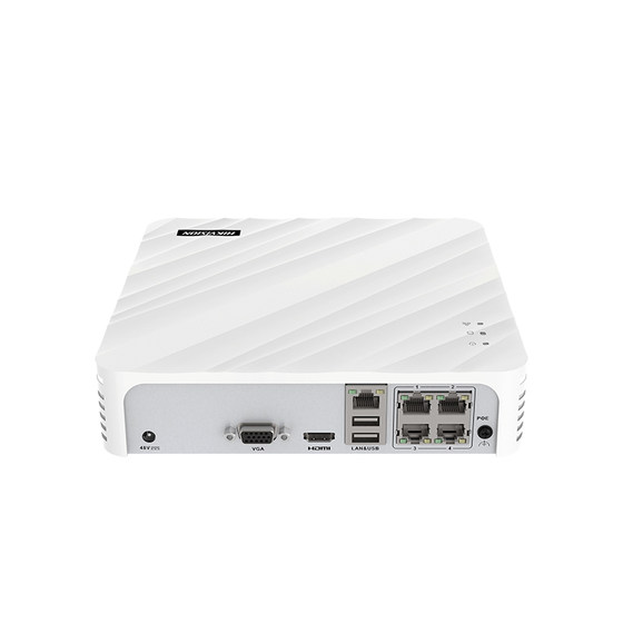 Hikvision 4-channel POE network hard disk video recorder commercial high-definition surveillance host box NVR7104N-F1/4P