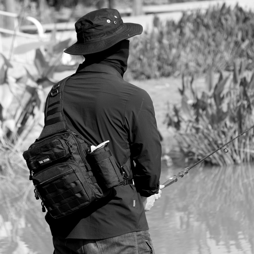 Deyi Camp Multifunctional Lure Backpack Outdoor One Shoulder Messenger Bag Fishing Tactical Riding Sports Backpack