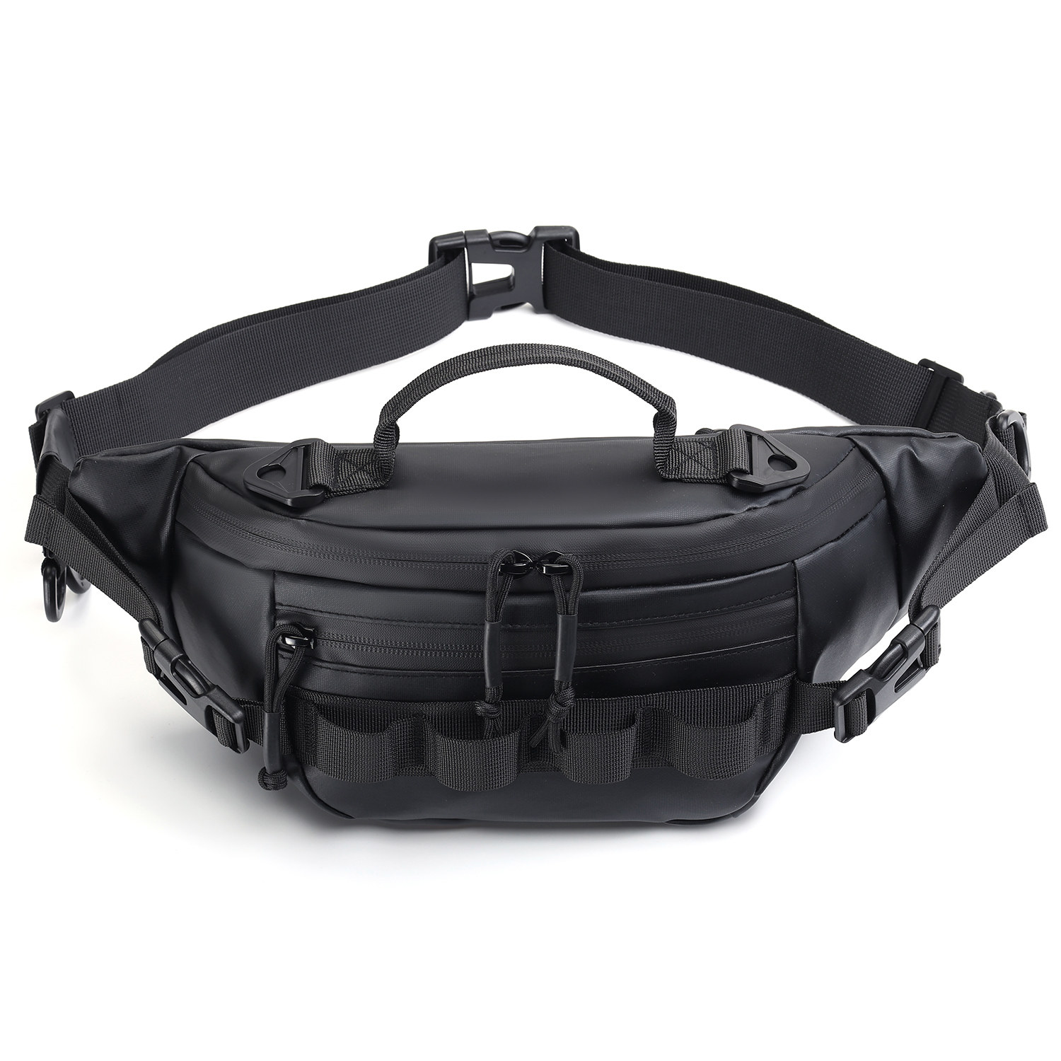 Chest bag, multifunctional lure bag, men's and women's crossbody bag, 2024 hiking mobile phone bag, outdoor travel bag, sports waist bag
