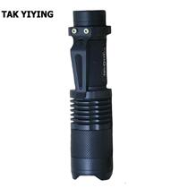 T6 strong light flashlight T6 LED outdoor riding long-range charging mini zoom tactical flashlight flashlight