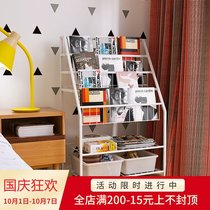 Childrens bookshelf picture book frame toy living room storage rack iron modern simple landing small baby rack