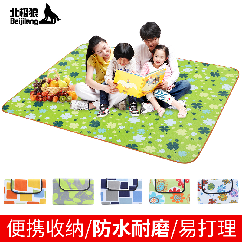 Picnic mat portable moisture-proof waterproof spring outing mat thickened ultra-light foldable Japanese ins style picnic cloth