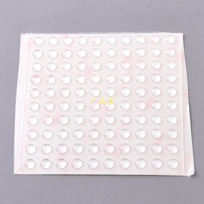 Transparent black white 6 * 2mm overall closet cabinet door silent wardrobe granules furniture cushion silicone anti-crash footbed hemisphere