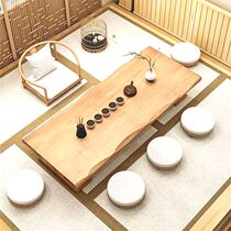 Old elm wood board large table bar board solid wood board wood floor stair tread board desk dining table panel board