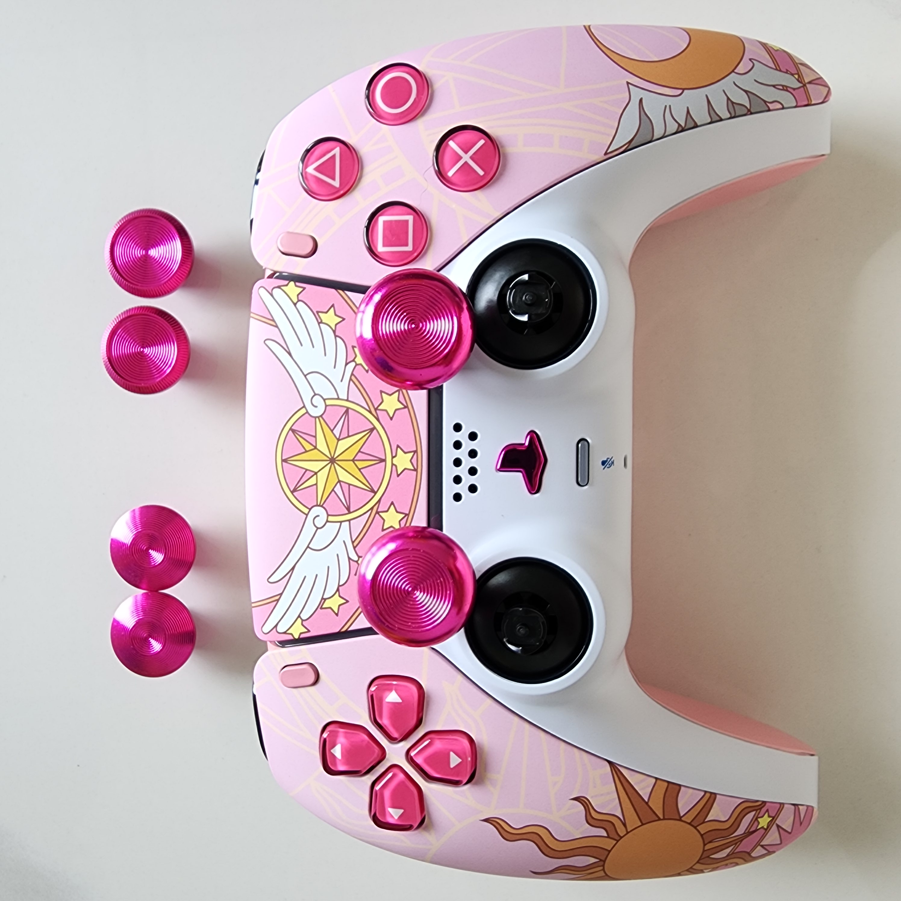 百变小樱限定版Sony PS5手柄:🔮魔法少女控必备,让你的游戏世界更闪耀 -手柄-淘宝好物网