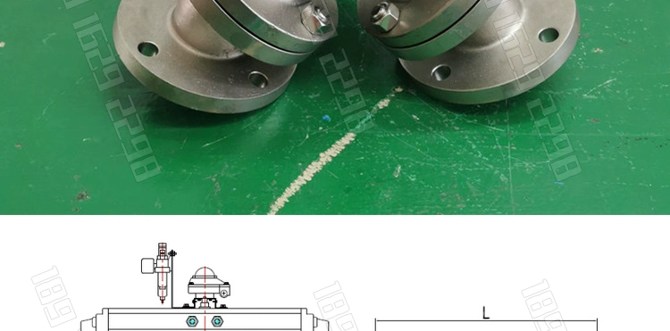 Van bi ba chiều khí nén loại Y DN80 hạt nước và dầu bằng thép không gỉ 30 độ 45 độ 120 135 độ van chuyển mạch đảo chiều van điện khí nén van ysvf 3130