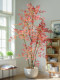 Simulated Green Plant Nandina Bamboo High-End Light Luxury Indoor Large Artificial Tree Plant Floor-Standing Decoration Living Room Tree