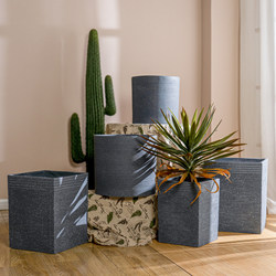 2026 Large Imitation Cement Flower Pot with Magnesium Oxide for Large Green Plants and Flowers, Indoor Living Room Balcony Plant Pot
