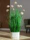 Simulated Green Plants, Hydrangeas, Reeds, Artificial Flowers, Indoor Living Room Large Floor-Standing Potted Plants, Simulated Plant Decorations