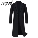 Демисезонное шерстяное двусторонное длинное шерстяное пальто, кашемировый плащ для отдыха, длина макси