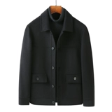 Японские ретро шерстяные щипцы, утепленная куртка, осеннее двусторонное шерстяное пальто