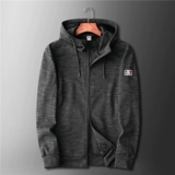 Демисезонная спортивная толстовка с капюшоном, кардиган для отдыха, футболка, флисовая удерживающая тепло трендовая куртка, увеличенная толщина