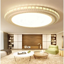 New LED round crystal headlight Living room is now creative about dining room lights Master bedroom lights atmospheric household ceiling lights