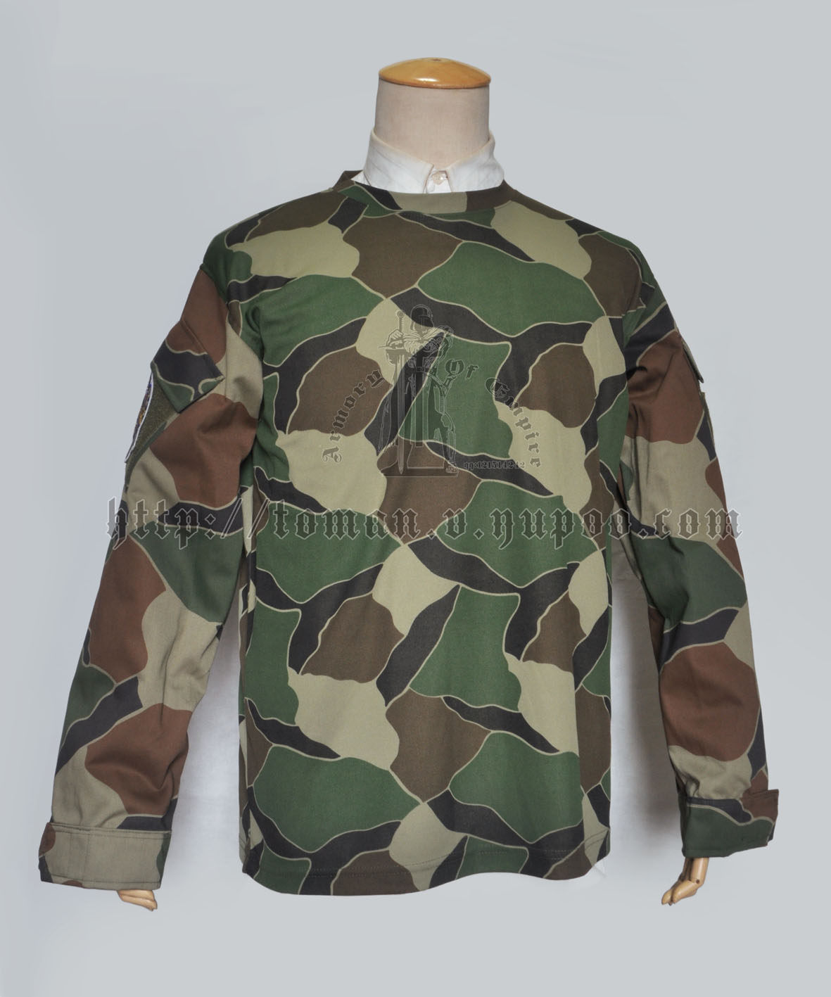 Original Korean Navy Woodland T shirt