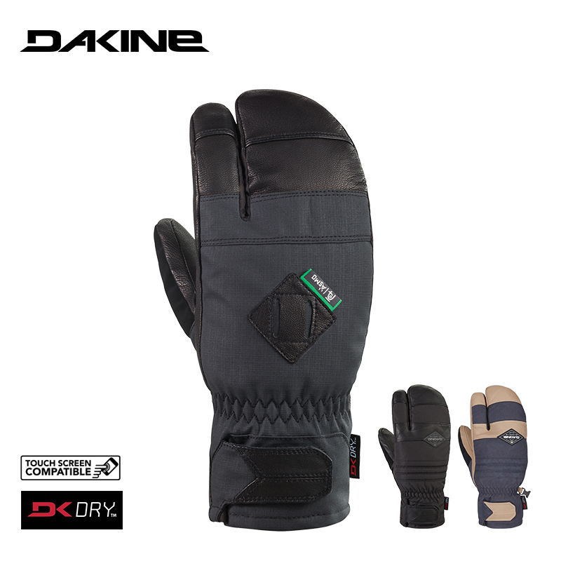 New products DAKINE men's braised veneer three-finger ski gloves FILLMORE TRIGGER can touch the phone