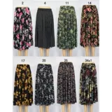 Летняя шелковая летняя одежда для отдыха на солнечной энергии, танцующая длинная юбка для матери, для среднего возраста