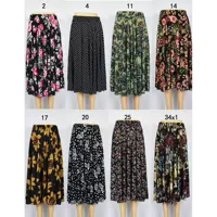 Летняя шелковая летняя одежда для отдыха на солнечной энергии, танцующая длинная юбка для матери, для среднего возраста