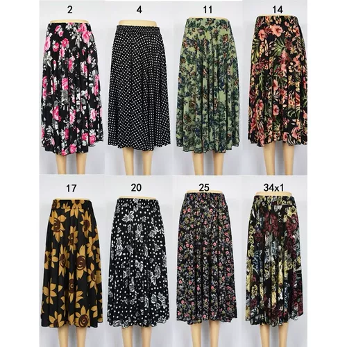 Летняя шелковая летняя одежда для отдыха на солнечной энергии, танцующая длинная юбка для матери, для среднего возраста