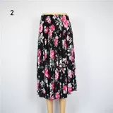 Летняя шелковая летняя одежда для отдыха на солнечной энергии, танцующая длинная юбка для матери, для среднего возраста