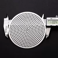 Трап круглый, диаметр 11 см, диаметр отверстия 3 мм.