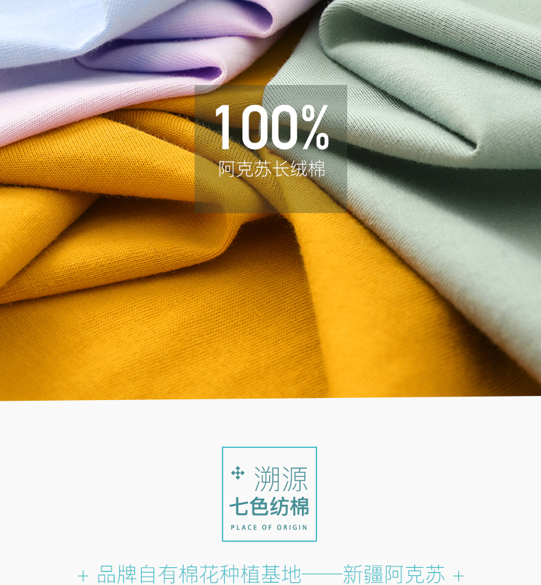 七色纺 2020新款  日系可爱纯棉家居服睡裙 图4