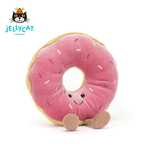 Jellycat, плюшевый пончик, успокаивающая игрушка, мягкая кукла, Великобритания, подарок на день рождения