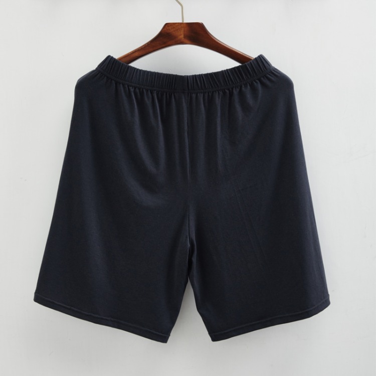 Mùa hè mỏng phương thức năm điểm quần short nam quần nhà lỏng giản dị kích thước lớn đồ ngủ nhà quần nam bãi biển - Quần tây quần ngố nam