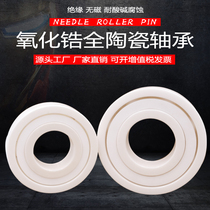 Zirconia hermetically-enclosed full ceramic bearing 6200 6201 6202 6203 6204 6205RS 2RS