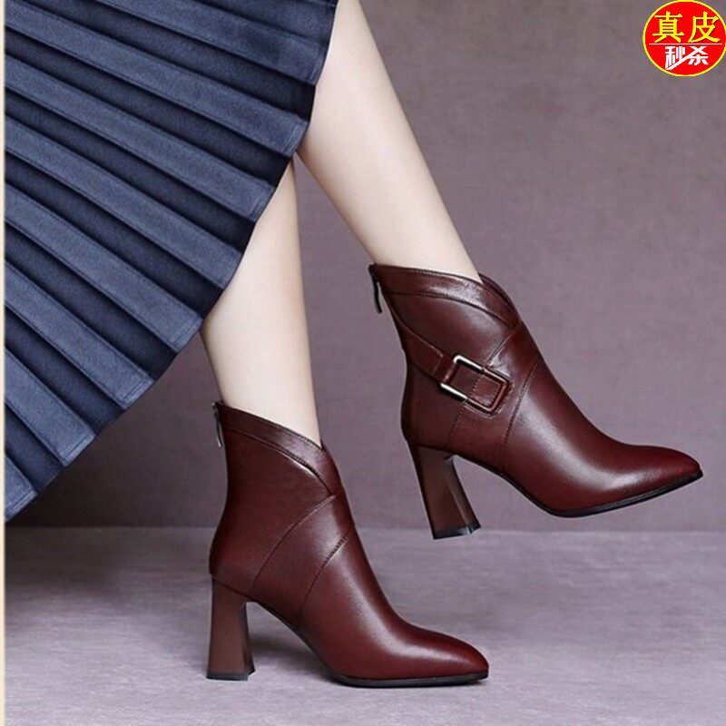 Yilkang Fashion Boots in autumn 2021 and winter of autumn and heels with high heels
